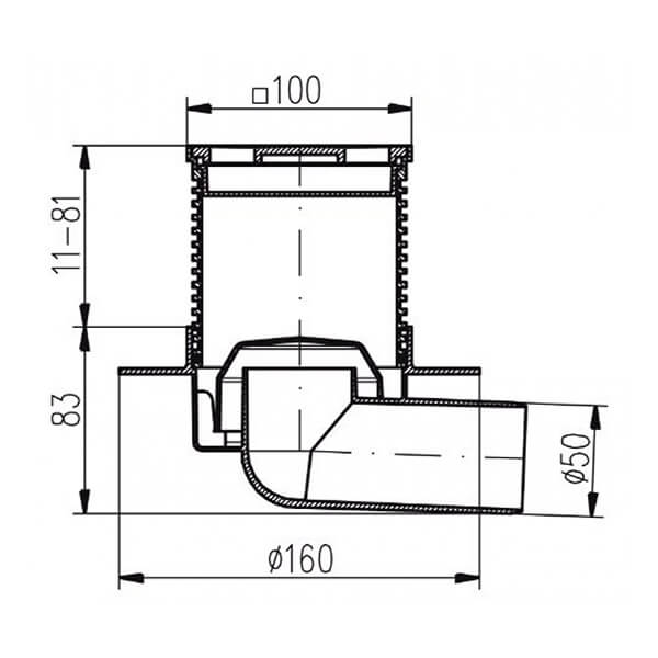 Трап D50 MCH 411L Трап D50 MCH 411L