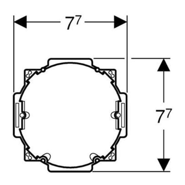 Монтажная группа HyTronic для Sigma 80 Geberit 115.861.00.1 Монтажная группа HyTronic для Sigma 80 Geberit 115.861.00.1