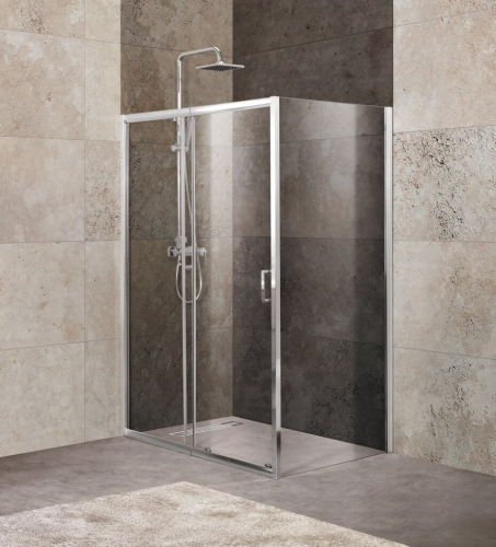 Душевой уголок BelBagno Unique UNIQUE-AH-1-100/115-90-C-Cr 100-115х90 профиль хром, прозрачное стекло Душевой уголок BelBagno Unique UNIQUE-AH-1-100/115-90-C-Cr 100-115х90 профиль хром, прозрачное стекло
