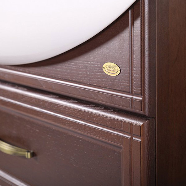 Мебель для ванной ASB Wood Line Берта 85 антикварный орех Мебель для ванной ASB Wood Line Берта 85 антикварный орех