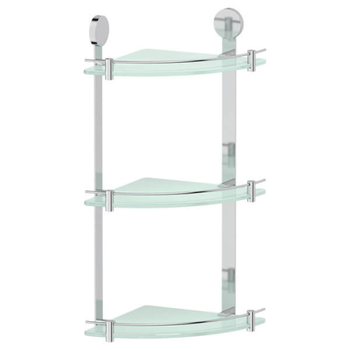 Полка стеклянная угловая тройная ... Полка стеклянная угловая тройная ...