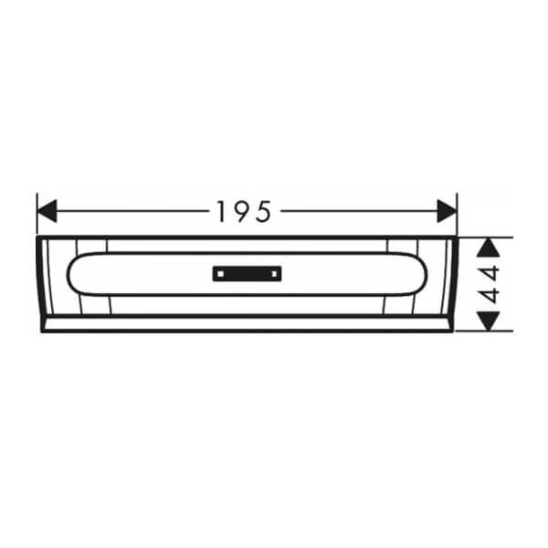 Скребок WallStoris Hansgrohe 27916670 Скребок WallStoris Hansgrohe 27916670