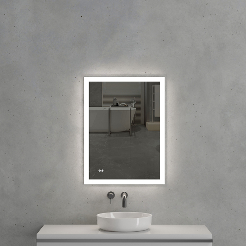 Зеркало с подсветкой AVS Жасмин 80x60 см, антипар Зеркало с подсветкой AVS Жасмин 80x60 см, антипар