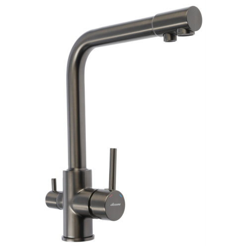 Смеситель для кухни Accoona A5179ST-4 Оружейная сталь Смеситель для кухни Accoona A5179ST-4 Оружейная сталь