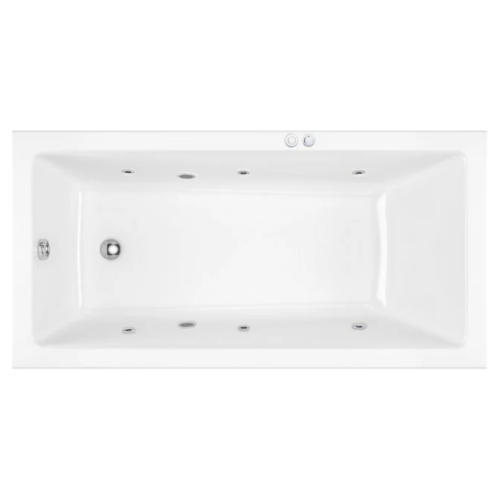 Акриловая ванна Excellent Wave Slim 180x80 белая, с ГМ, каркасом и сливом-переливом Акриловая ванна Excellent Wave Slim 180x80 белая, с ГМ, каркасом и сливом-переливом