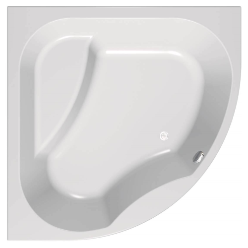 Акриловая ванна Kolpa-San Swan 160х160 белая, с каркасом и сливом-переливом Акриловая ванна Kolpa-San Swan 160х160 белая, с каркасом и сливом-переливом