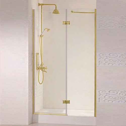 Душевая дверь в нишу Cezares Magic MAGIC-B-12-90-C-G-R 90 профиль золото, прозрачное стекло Душевая дверь в нишу Cezares Magic MAGIC-B-12-90-C-G-R 90 профиль золото, прозрачное стекло