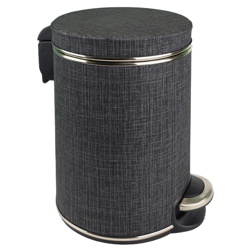 Ведро для мусора Geralis V-BBH-B 5 л серое/хром Ведро для мусора Geralis V-BBH-B 5 л серое/хром