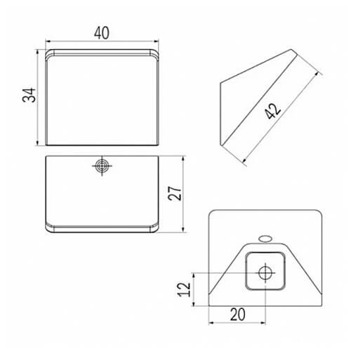 Крючок INDA INDISSIMA A8820ANE Крючок INDA INDISSIMA A8820ANE