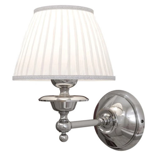 2240-CRM Светильник настен хром + плафон P3 028/16 синт ткань 1 штука 2240-CRM Светильник настен хром + плафон P3 028/16 синт ткань 1 штука