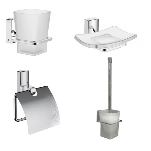 Набор Accoona 125 хром Стакан+Мыл... Набор Accoona 125 хром Стакан+Мыл...