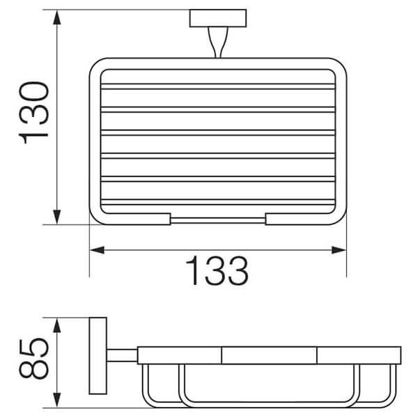 Мыльница Bonjour Veragio VR.BNR-7852.BR Мыльница Bonjour Veragio VR.BNR-7852.BR