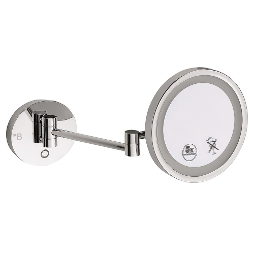 Косметическое зеркало с подсветкой Ø160 мм Bemeta Косметическое зеркало с подсветкой Ø160 мм Bemeta