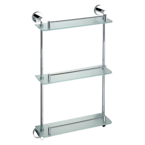 Полочка стеклянная тройная Omega ... Полочка стеклянная тройная Omega ...