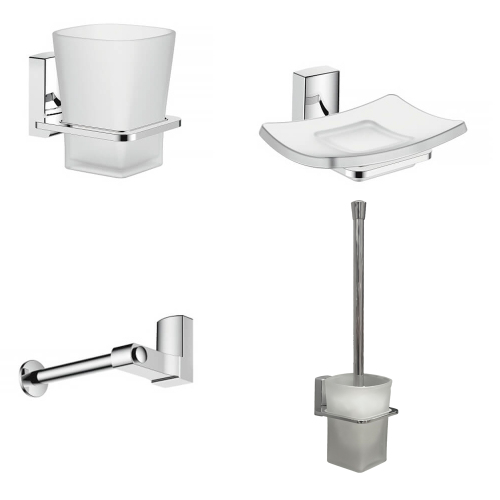 Набор Accoona 125 хром Стакан+Мыл... Набор Accoona 125 хром Стакан+Мыл...