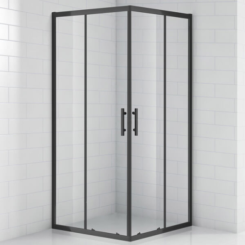 Душевой уголок Cezares Eco ECO-O-A-2-90-C-NERO 90x90 профиль черный, прозрачное стекло Душевой уголок Cezares Eco ECO-O-A-2-90-C-NERO 90x90 профиль черный, прозрачное стекло