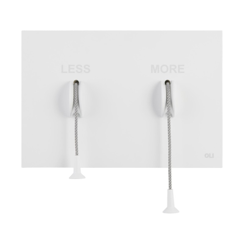 Кнопка смыва металл белый LESS IS... Кнопка смыва металл белый LESS IS...