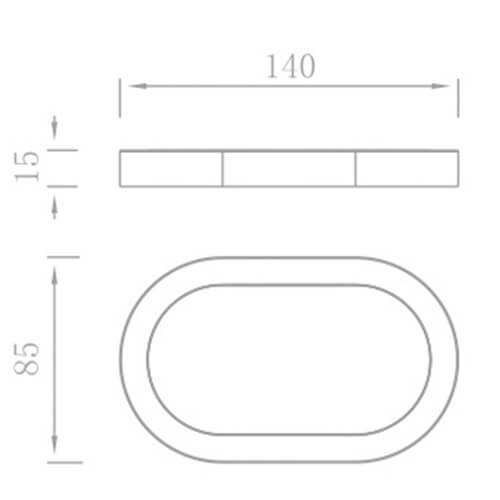 Мыльница подвесная AVS 853107 Мыльница подвесная AVS 853107