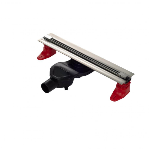 Желоб BERGES водосток SUPER Slim 400, мат.хром, S-сифон D50 H60 бок. Желоб BERGES водосток SUPER Slim 400, мат.хром, S-сифон D50 H60 бок.