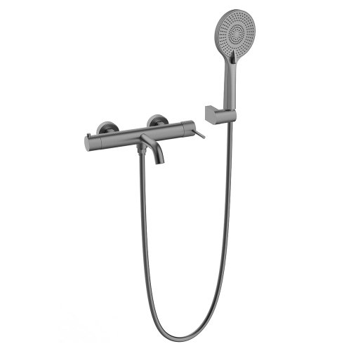 Смеситель для ванны с душем AVS Pulse оружейная сталь Смеситель для ванны с душем AVS Pulse оружейная сталь