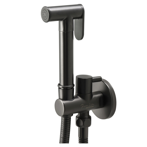 Гигиенический душ со смесителем Maxonor PL6501-9 оружейная сталь Гигиенический душ со смесителем Maxonor PL6501-9 оружейная сталь