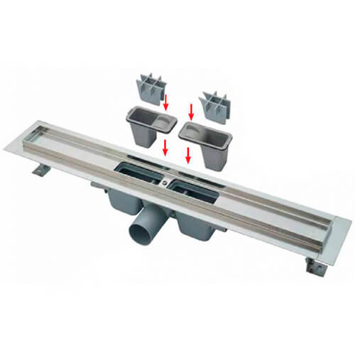 Водоотводящий желоб AlcaPlast APZ1-550 Водоотводящий желоб AlcaPlast APZ1-550