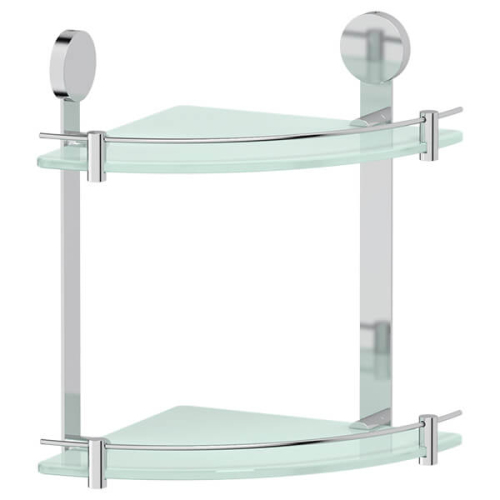 Полка стеклянная угловая двойная ... Полка стеклянная угловая двойная ...