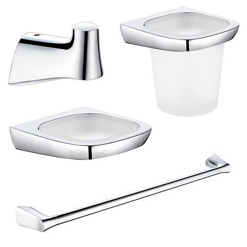 Набор AVS Neo 4в1, хром, с полоте... Набор AVS Neo 4в1, хром, с полоте...