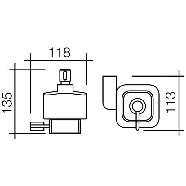 Дозатор жидкого мыла Allom Schein 222DS-R Дозатор жидкого мыла Allom Schein 222DS-R
