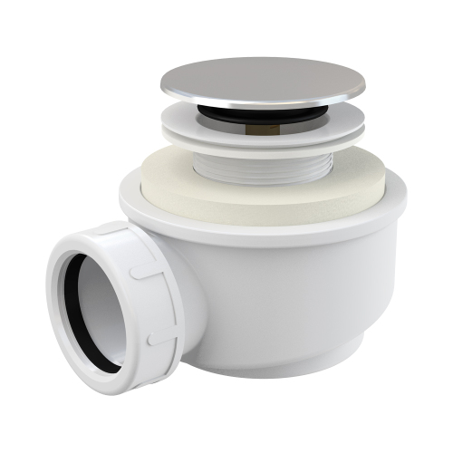 Сифон для поддона Alcaplast A476-50 click-clack хром Сифон для поддона Alcaplast A476-50 click-clack хром