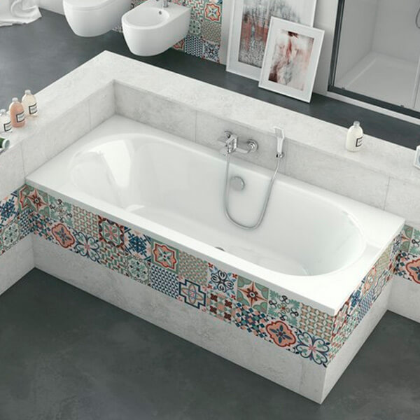 Акриловая ванна Excellent Oceana 180x80 белая без каркаса Акриловая ванна Excellent Oceana 180x80 белая без каркаса