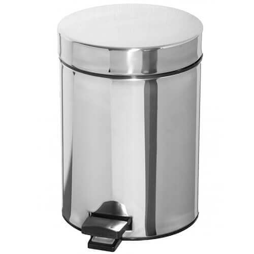 Ведро для мусора хромовое 5 л CLA... Ведро для мусора хромовое 5 л CLA...