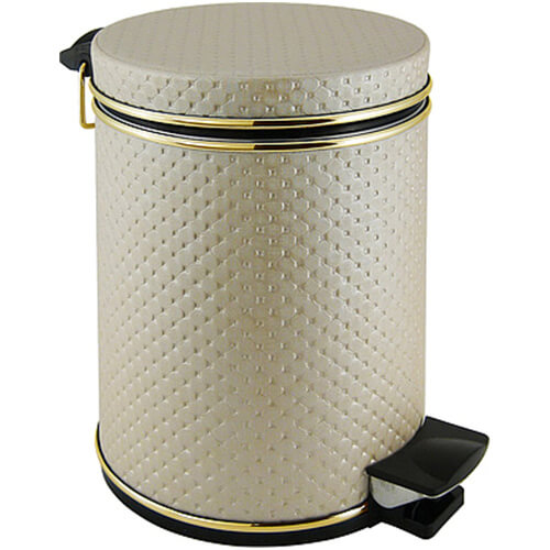 Ведро для мусора AVS бежевый 5 л Ведро для мусора AVS бежевый 5 л