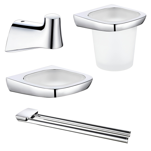 Набор AVS Neo 4в1, хром, с двойны... Набор AVS Neo 4в1, хром, с двойны...