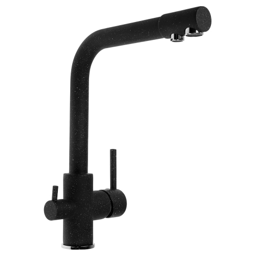 Смеситель для кухни Accoona A5179-4F черный матовый Смеситель для кухни Accoona A5179-4F черный матовый