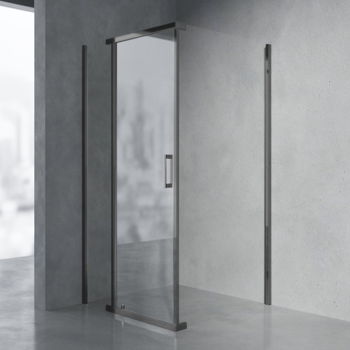 Душевой уголок AVS Фаворит 90x90 см профиль оружейная сталь, стекло прозрачное Душевой уголок AVS Фаворит 90x90 см профиль оружейная сталь, стекло прозрачное