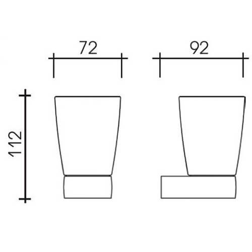 Стакан стекло Elite Schein 7057010 Стакан стекло Elite Schein 7057010