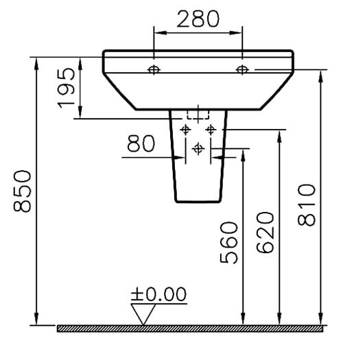 Полупьедестал D-Light Vitra 4358B003-0156 Полупьедестал D-Light Vitra 4358B003-0156