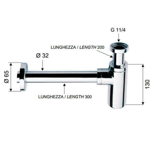 Сифон Remer 958LNO Сифон Remer 958LNO