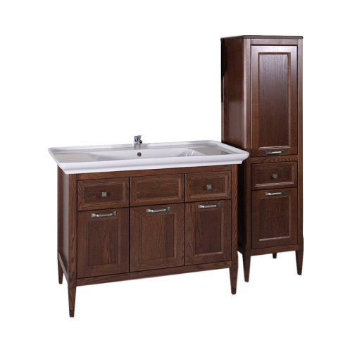 Тумба с раковиной ASB-Woodline Гранда 105 антикварный орех Тумба с раковиной ASB-Woodline Гранда 105 антикварный орех