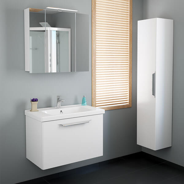 Тумба с раковиной 80 подвесная Lande DIBORG 775215+640207 Тумба с раковиной 80 подвесная Lande DIBORG 775215+640207