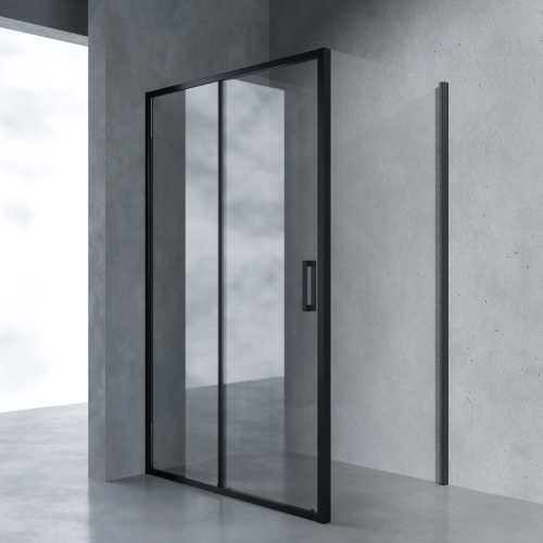 Душевой уголок AVS Вектор 120x90 профиль черный матовый, стекло прозрачное Душевой уголок AVS Вектор 120x90 профиль черный матовый, стекло прозрачное