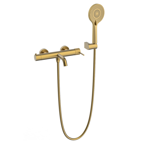 Смеситель для ванны с душем AVS Pulse брашированное золото Смеситель для ванны с душем AVS Pulse брашированное золото