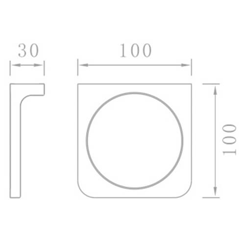 Мыльница подвесная AVS Theme 868107 хром Мыльница подвесная AVS Theme 868107 хром