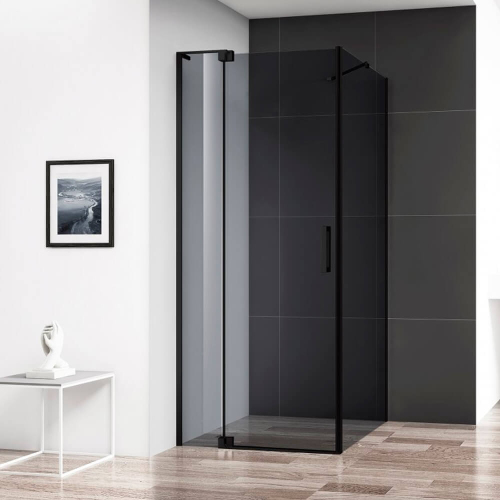 Душевой уголок Cezares Slider SLIDER-AH-1-90-90/100-GRIGIO-NERO 90х90-100 профиль черный, черное стекло Душевой уголок Cezares Slider SLIDER-AH-1-90-90/100-GRIGIO-NERO 90х90-100 профиль черный, черное стекло