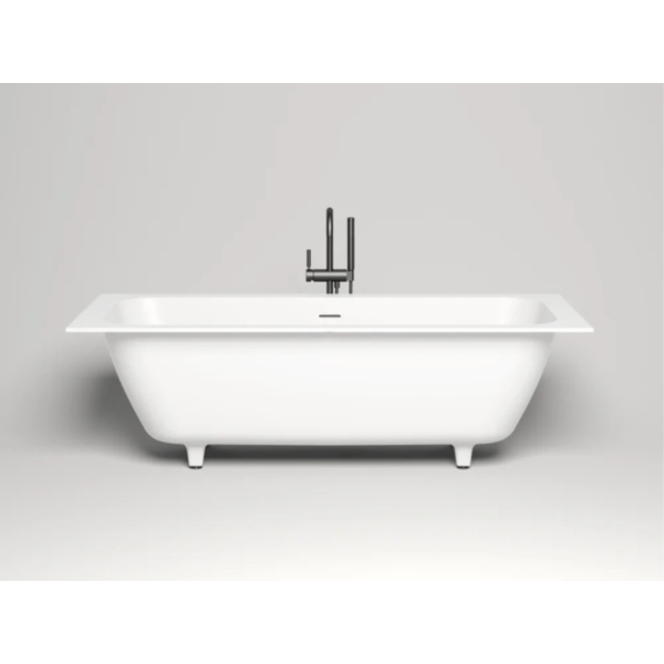 Ванна из искусственного камня Salini ORLANDO Axis Kit S-Stone 180x80 белая, с ножками и донным клапаном Ванна из искусственного камня Salini ORLANDO Axis Kit S-Stone 180x80 белая, с ножками и донным клапаном