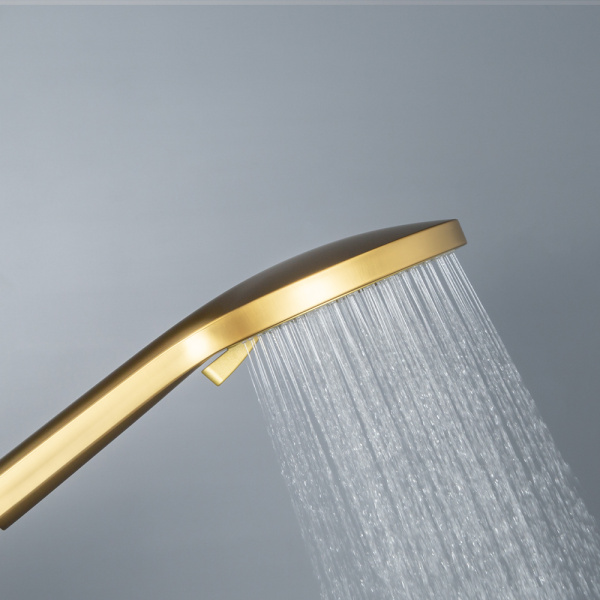 Смеситель для ванны с душем AVS Pulse брашированное золото Смеситель для ванны с душем AVS Pulse брашированное золото