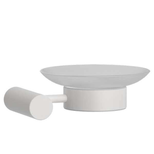 Мыльница подвесная AVS Slimmer с чашей, белый матовый Мыльница подвесная AVS Slimmer с чашей, белый матовый