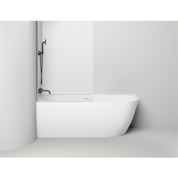 Ванна из искусственного камня Salini Sofia Corner S-Stone 170x85 L белая матовая, с донным клапаном Ванна из искусственного камня Salini Sofia Corner S-Stone 170x85 L белая матовая, с донным клапаном