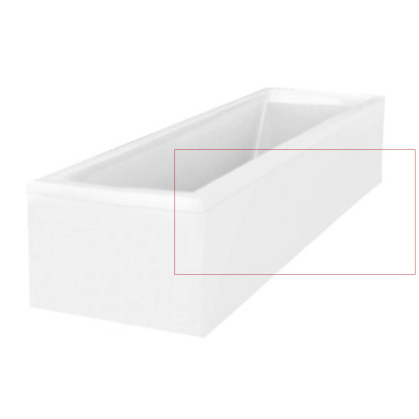 Экран для ванны Alpen Plain 72561 193 белый Экран для ванны Alpen Plain 72561 193 белый